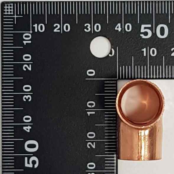 Тройник медный 1/2" 12,7мм