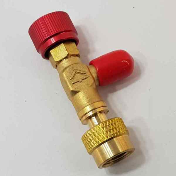Вентиль заправочный (сервисный) HS-1221 Hongsen 1/4M - 5/16F (R-32/R-410)