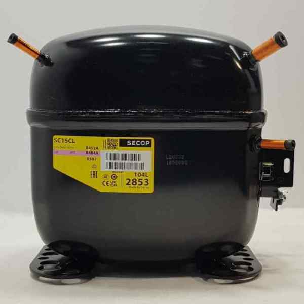 Компрессор SECOP SC15CL R-404a (698Вт/-23.3°C; 15.28cm3)