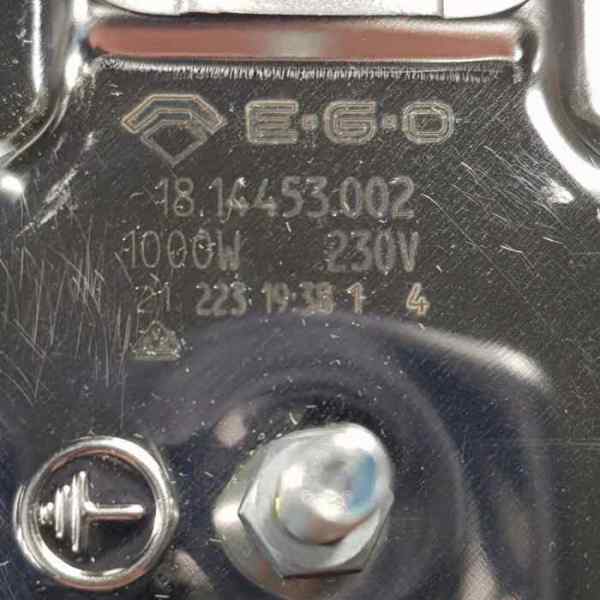 Конфорка для бытовых плит ЭКЧ-145 1,0кВт с ободком, EGO 18.14453.002, 12.14453.194, COK011UN