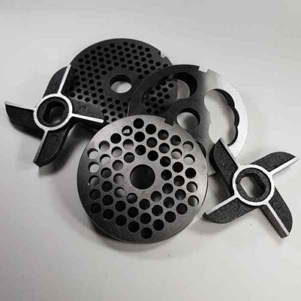 Комплект ножей и решеток для мясорубки МИМ-600 без бурта