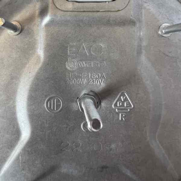 Конфорка для бытовых плит ЭКЧЭ-180 2,0кВт с ободком, HP-F180A, Webo