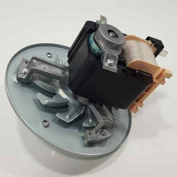 Вентилятор обдува духового шкафа (34,5Вт, 150мм, 2100rpm) с крыльчаткой и теплозащитным экраном