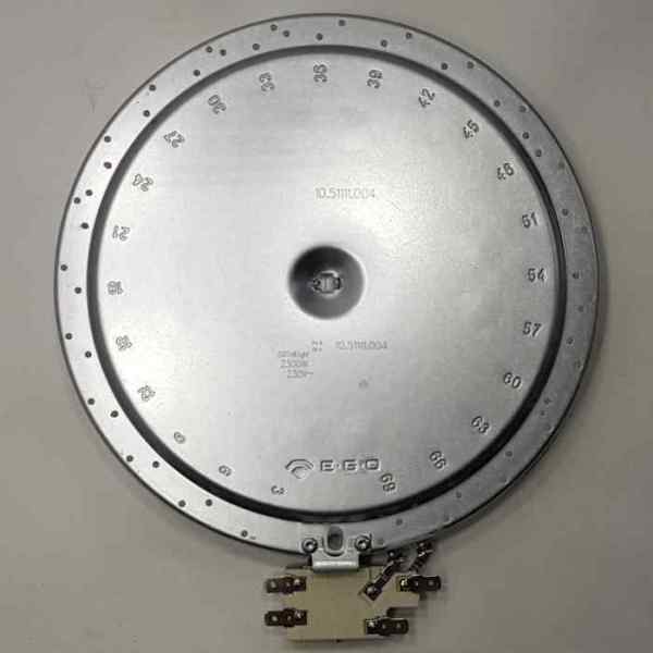 Конфорка для бытовых плит, стеклокерамика D230 2,3кВт EGO 10.51111.004, COK055UN 