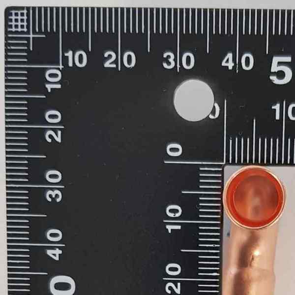 Отвод медный 90градусов 3/8" 9,52мм