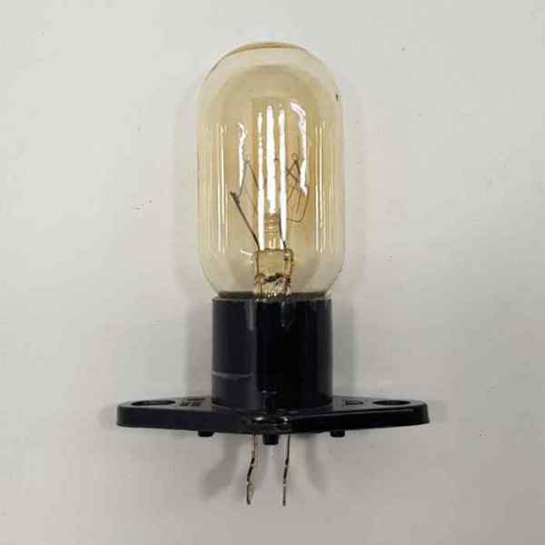 Лампа для микроволновой печи 25Вт (230V) контакты под углом 90гр.