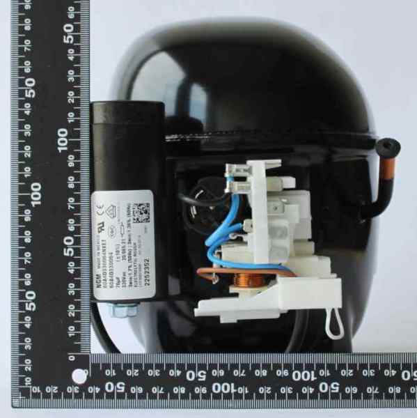 Компрессор ASPERA NEK 6187 Z R-134a (715Вт/0°C; 967Вт/+7.2°C; 10cm3)