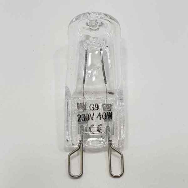 Лампочка для духового шкафа 40Вт, G9, 300°С, галогеновая, Electrolux 8085641028/824610747
