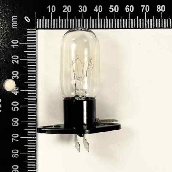 Лампа для микроволновой печи 25Вт (230V) контакты под углом 90гр. LG (6912W3B002D, SVCH004, LP-01) 