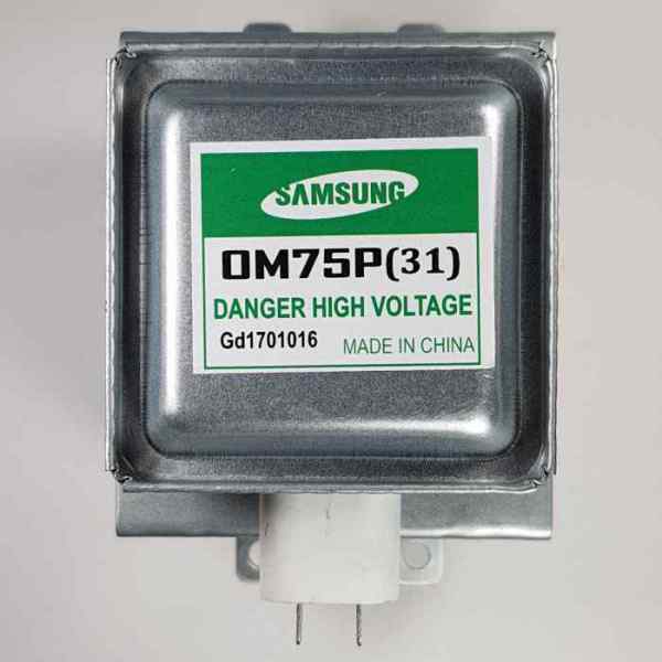 Магнетрон СВЧ Samsung OM 75 P31 (2M319K), MCW352SA 1000W