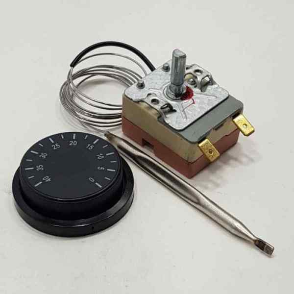 Терморегулятор капиллярный WY40F-P (0-40°С) для тепловых пушек с ручкой
