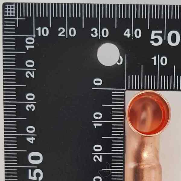 Отвод медный 90градусов 1/2" 12,7мм
