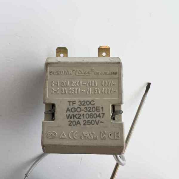 Терморегулятор духовки Hansa, Fagor 20А/2,2м/23мм/50-320°С (замена 004.48)