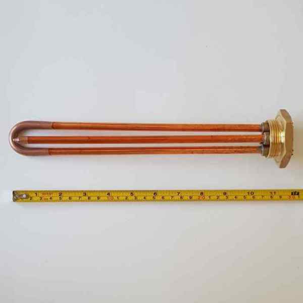 ТЭН (И) RDT PA 1,5кВт/M6 медный, L-280мм (182200) водонагревателя, "мама", Thermowatt