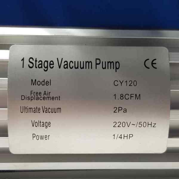 Вакуумная помпа VP-115/CY-120 (1ступ, 42л/мин, 4.6кг)