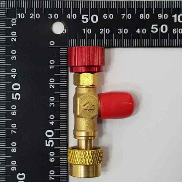 Вентиль заправочный (сервисный) HS-1223 Hongsen 5/16M - 5/16F (R-32/R-410)