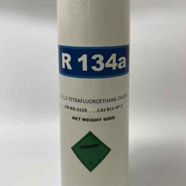 Хладон R-134А (600г) с клапаном под заправку и вентилем (12шт/кор)