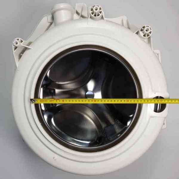Бак стиральной машины Indesit в сборе C00109633, барабан стиральной машины