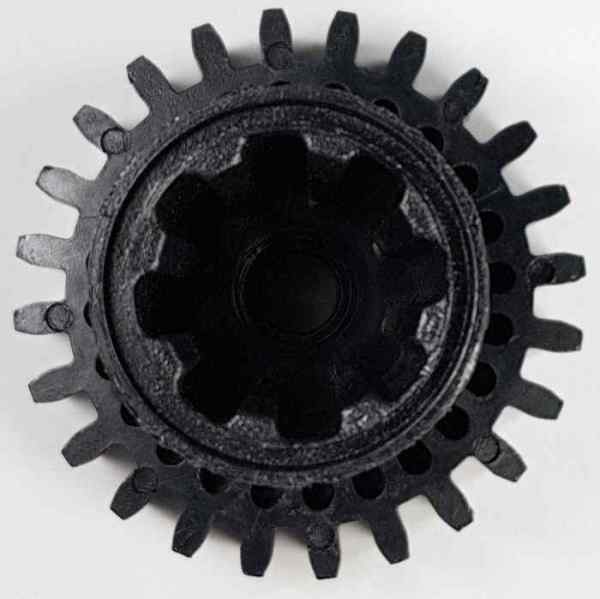 Шестерня мясорубки Braun 4195612, 67051414 (61/24мм, 24/8шт, H78/h20, d8, П/П) под шнек