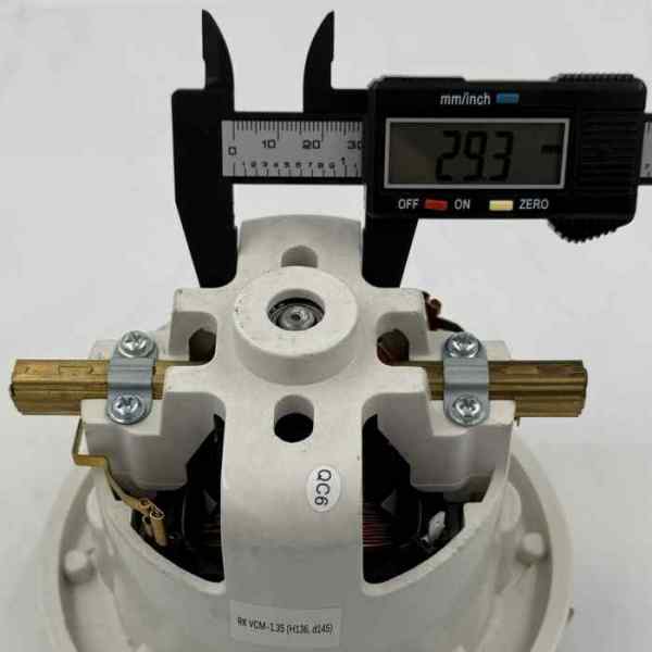 Двигатель пылесоса 1350Вт (H136, d145мм) Karcher 11me65, 063700003.07, E063700003, Ametek. Медь