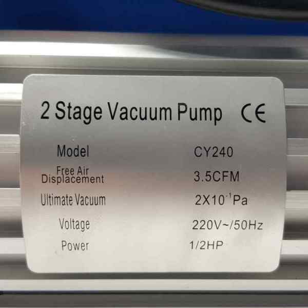 Вакуумная помпа VP-235/CY-240 (2ступ, 100л/мин, 11кг)