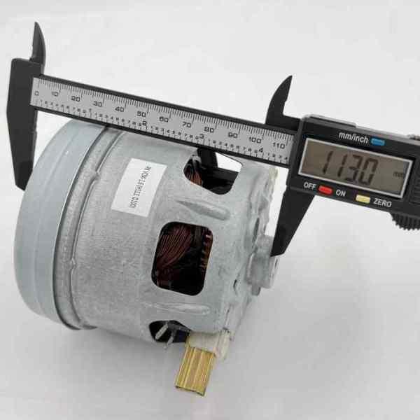 Двигатель пылесоса 1600Вт (H113, h28, d100мм) Bosch-Siemens 650525, VAC067UN