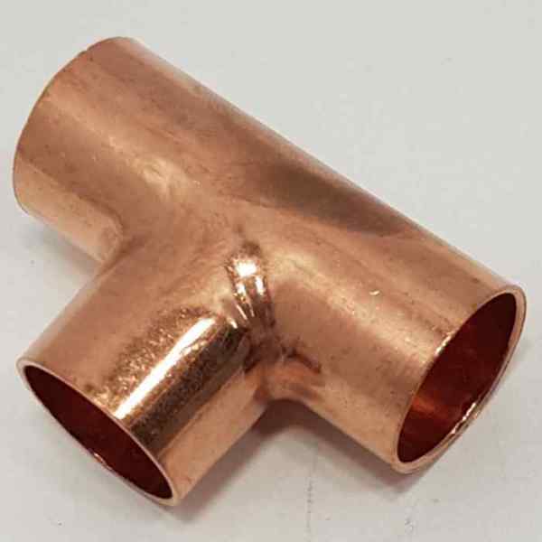 Тройник медный 1/2" 12,7мм