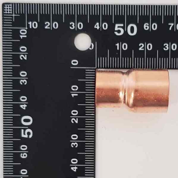 Муфта переходная медная 5/8"-1/2"