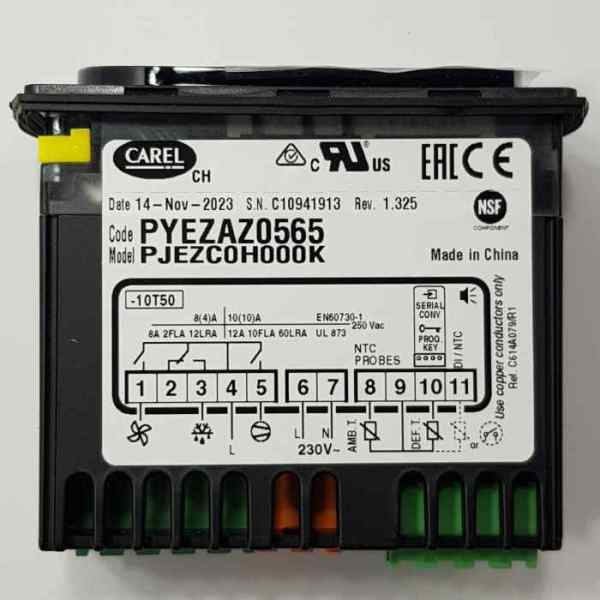 Контроллер Carel PJEZC0H000/PYEZAZ0565, 2 датчика