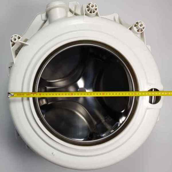 Бак стиральной машины Indesit в сборе C00109633, барабан стиральной машины