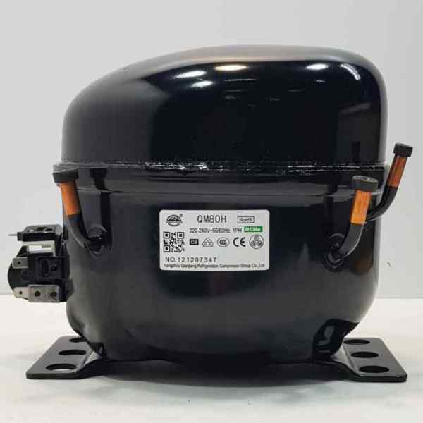 Компрессор Wansheng QM80H R-134a (298Вт/-15°C; 885Вт/+7.2°C; 8cm3)